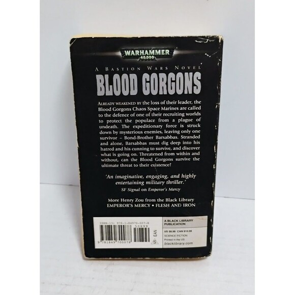2011 BLACK LIBRARY WARHAMMER 40K 40,000 BLOOD GORGONS PAPERBACK FIRST PRINTING - Picture 2 of 6